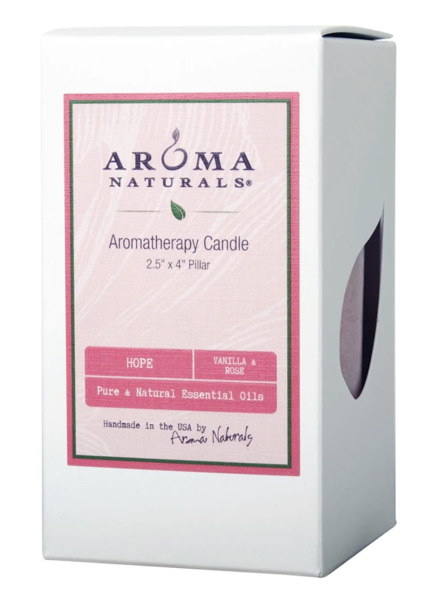 Aromanaturals Essential Pillar Candle - Hope